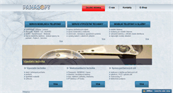 Desktop Screenshot of panasoft.cz