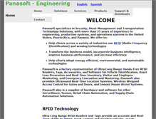 Tablet Screenshot of panasoft.com